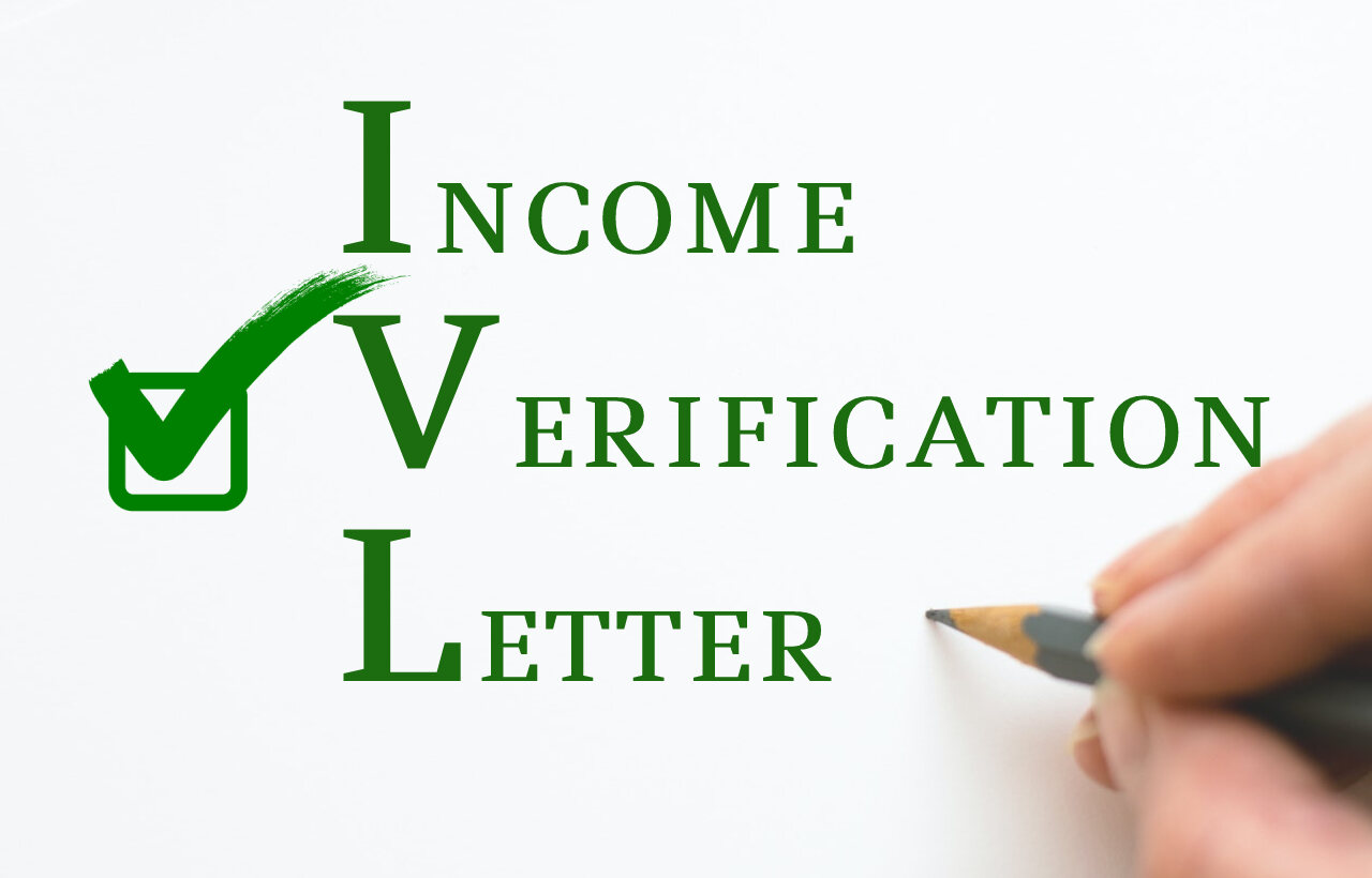 Income verification letter template
