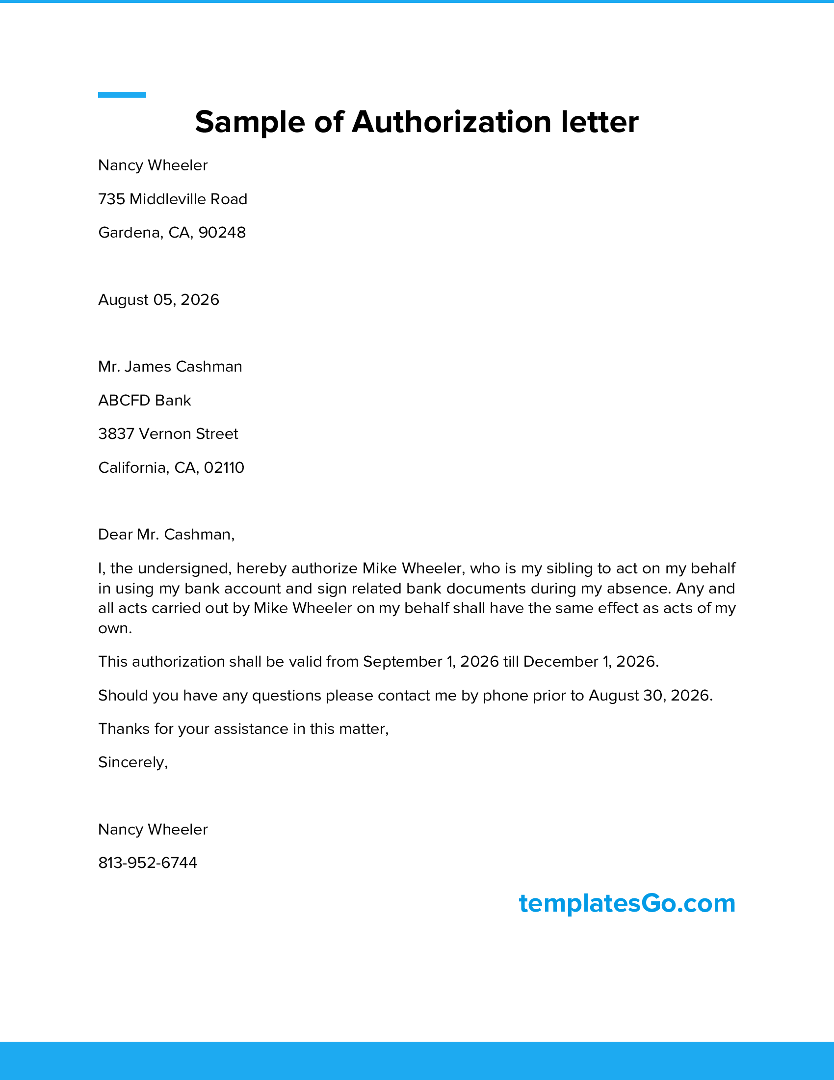 Authorization Letter - An Ultimate Guide With Pics