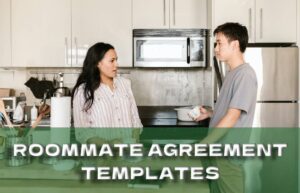 Roommate agreement template thumbnails