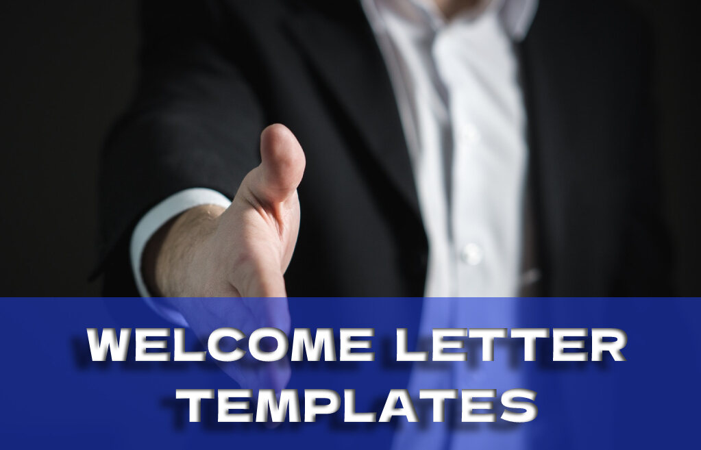 templates welcome letter in business thumbnails
