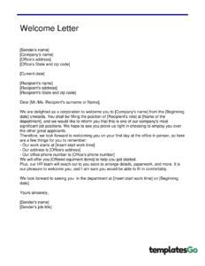 Welcome Letter-How To Write It Well(To New Employees & Clients)