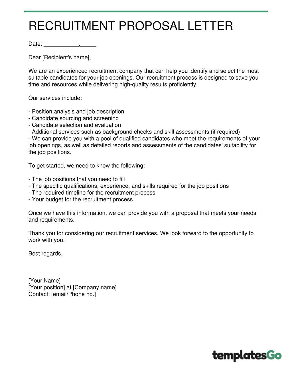 Write a Successful Business Proposal Letter With Editable Templates