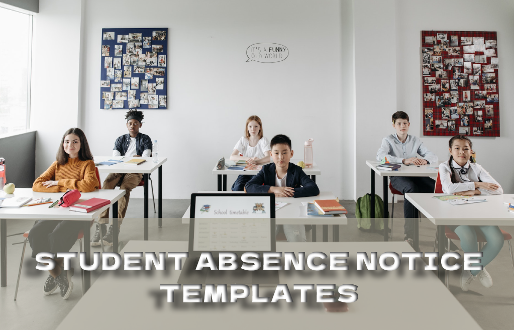 Student Absence Notice- Free Templates For Teachers Need