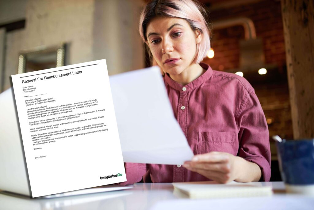 types of Requesting Reimbursement Letter templates for your cases